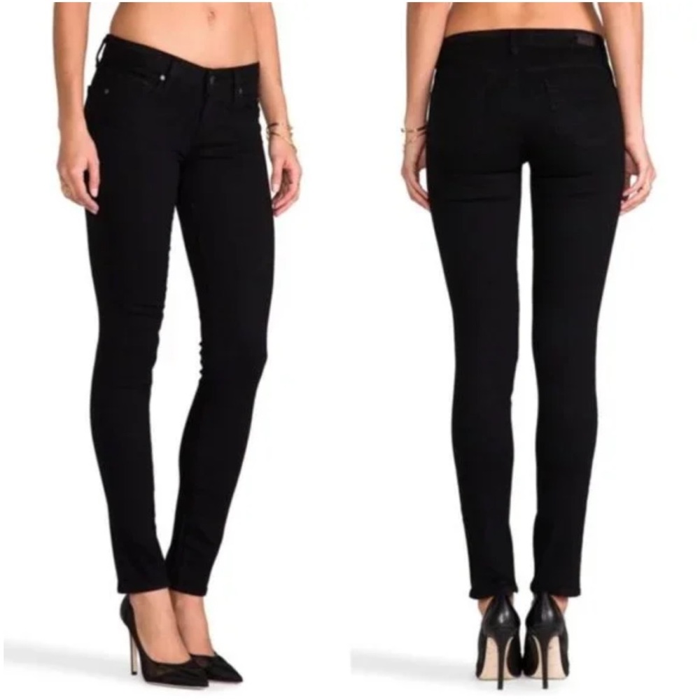 Paige Skyline Skinny Black Jeans